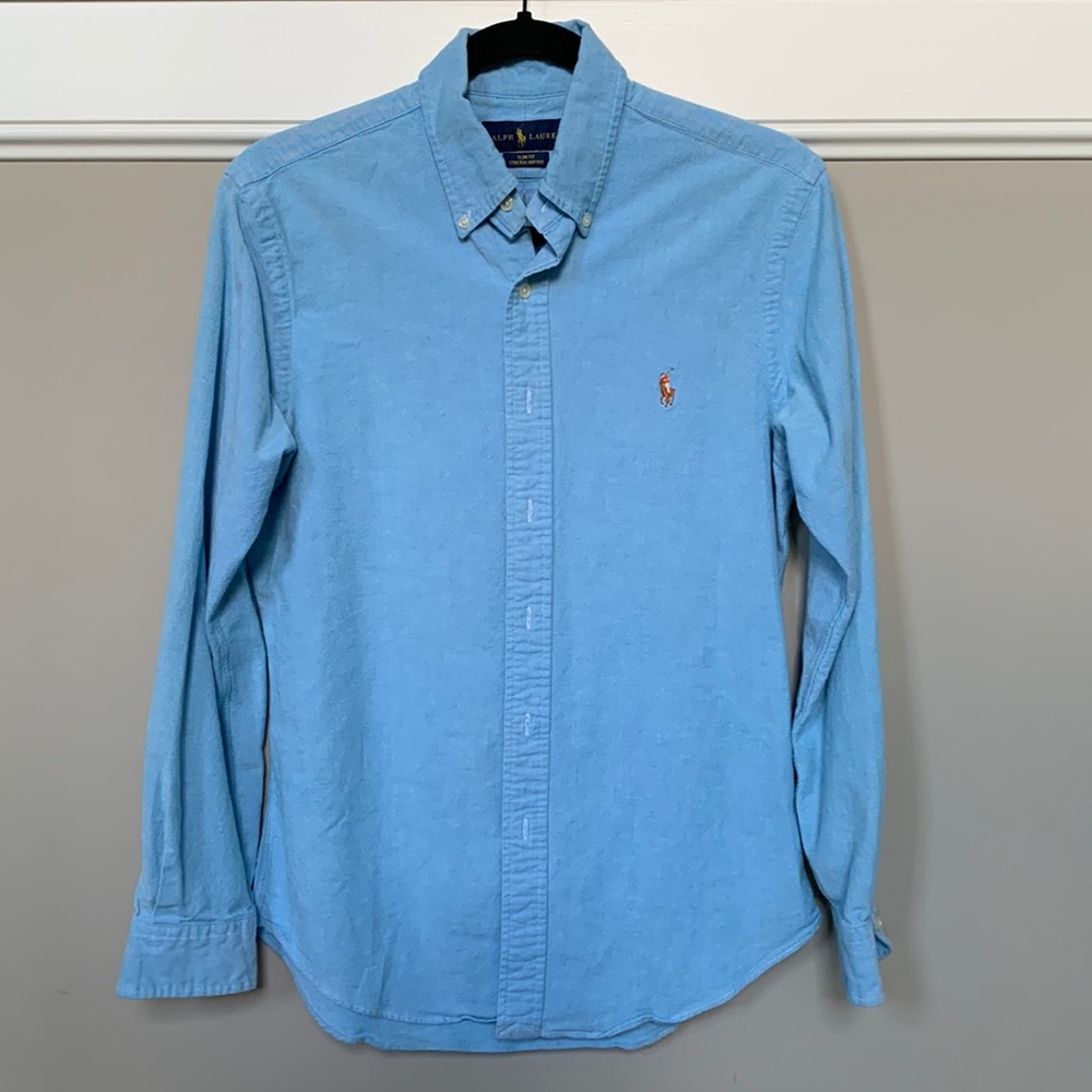Ralph Lauren slim fit stretch oxford Med